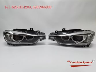 2011-2015 BMW 3 Series Xenon AFS Headlights Pair OEM