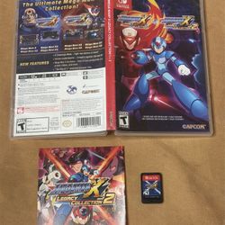 Mega Man X Legacy Collection 1 + 2 (Nintendo Switch, 2018) Complete