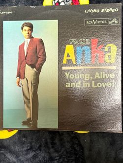 🔥Paul Anka – Young, Alive and in Love Vinyl LP