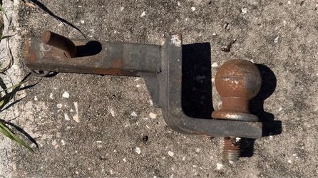 Vintage trailer hitch with 2 inch ball