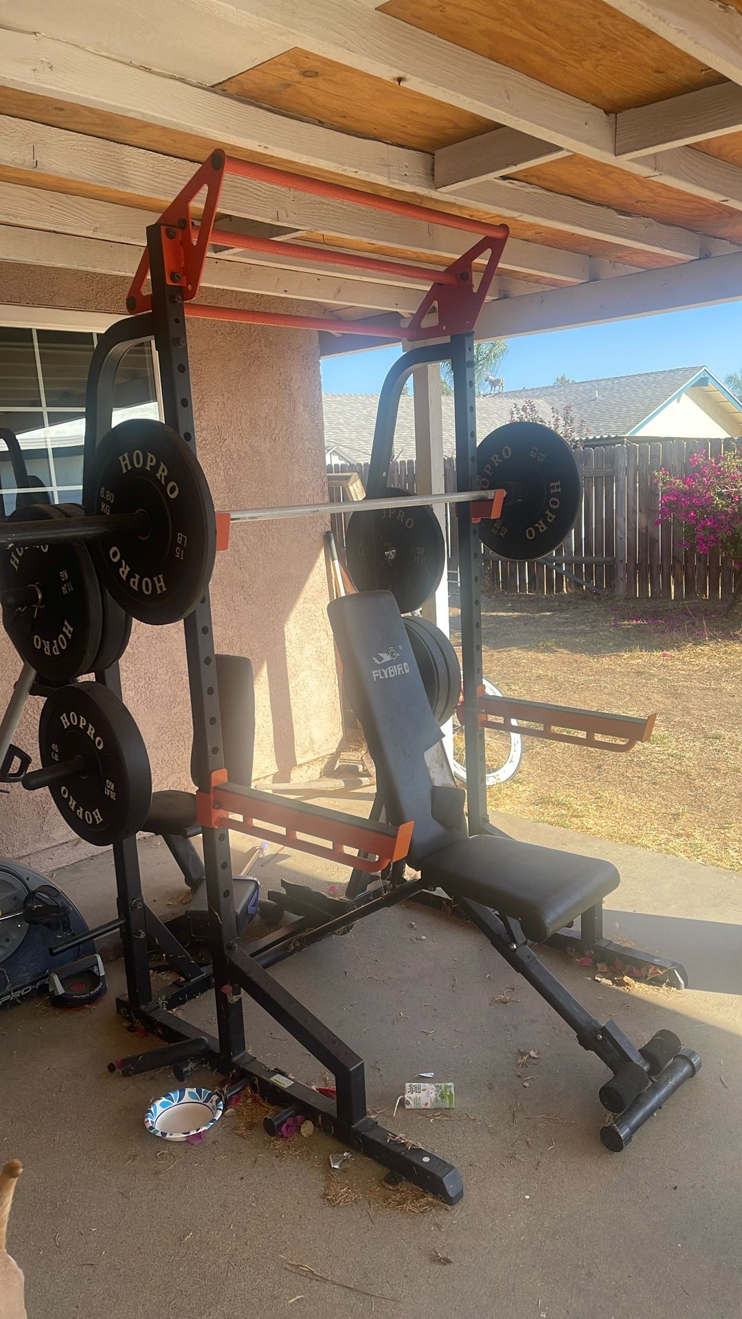 Weight Bench With 260 Lbs In Weights