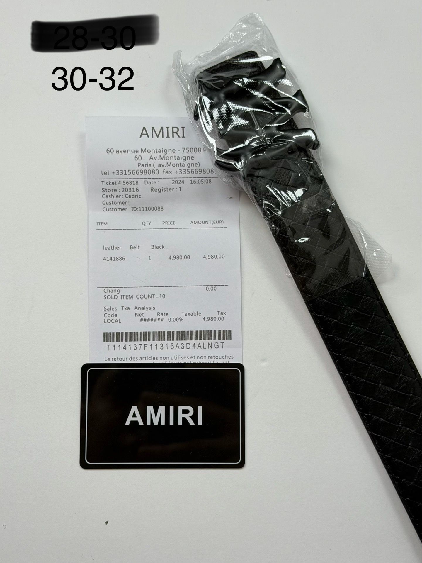 Amiri Belt