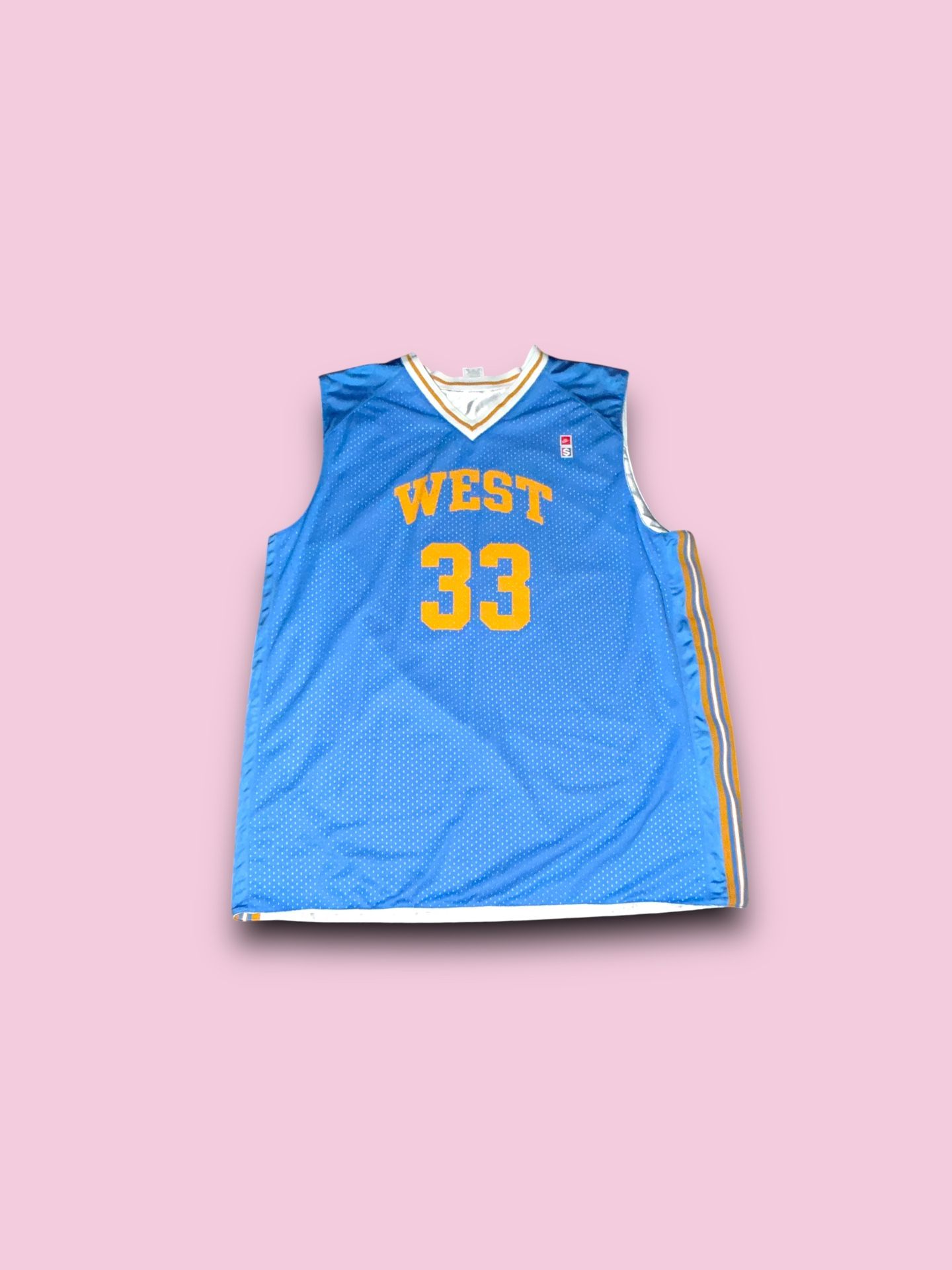 Nike Reversible 33 West Supreme Court Mens Basketball Jersey Tank Top 2XL 