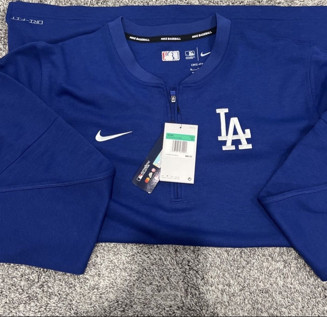 MENS NIKE LONG SLEEVE 1/2 ZIP UP