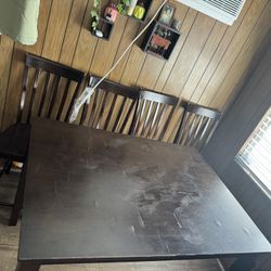 Tall Dining Table With 4 Chairs 