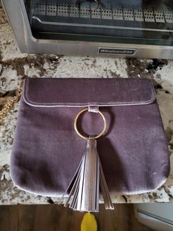 Velvet like cosmetic pouch, new