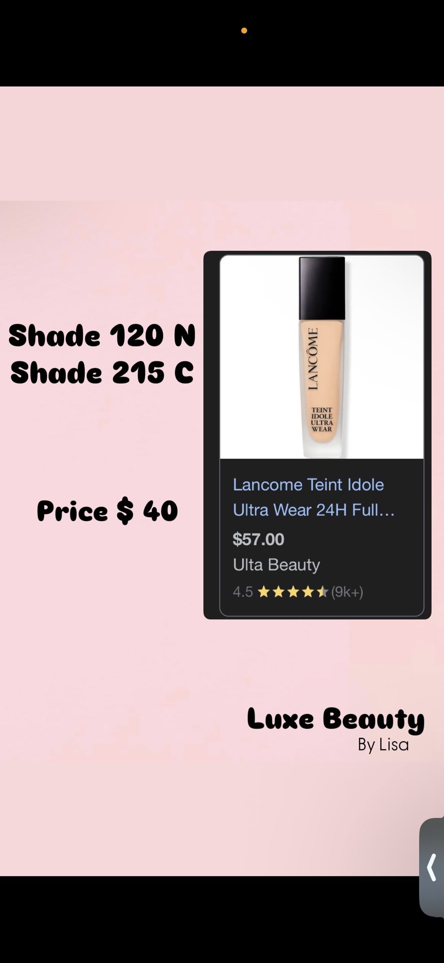 Lancôme Foundation 