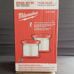 Milwaukee Wet/Dry Vacuum HEPA Filters