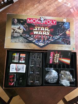 Star Wars Episode I Collectors Edition Monopoly Game