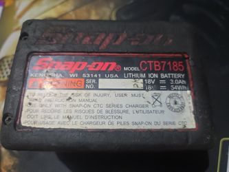 Snap On CTB7185 USED Battery 18V 3.0Ah 54Wh