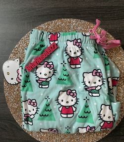 Christmas Hello Kitty Pj Pants Size Small