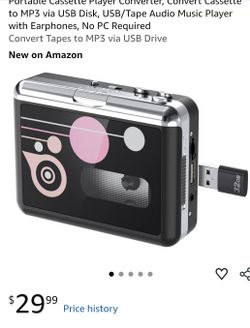 Audio cassette to mp3 converter