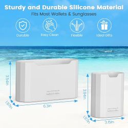 OUTXE Bogg Bag Organizer Insert Silicone Grey 2 Pack
Compatible with All Bogg Bags, Sunglasses & Wallet Holder, Accessories for Bogg Bag, Wallet and G