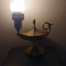 Antique Brass Genie Lamp