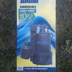 barracuda submersible water pump $180 obo