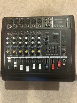 DSP Professional Powered Mixer- PMX 602D-usb
