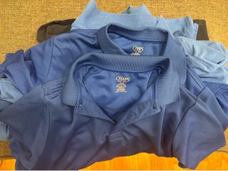 9 royal blue uniform polos size 10/12