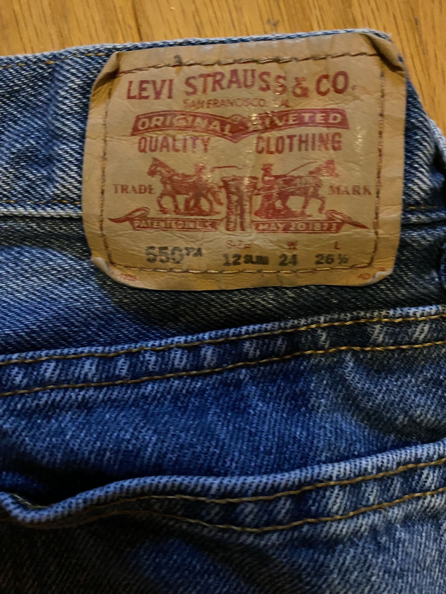 Levi jeans 550 Boys 12 Slim