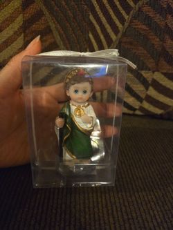 Mini Saint Jude Statue 3.5" Estatua San Juditas 3.5"