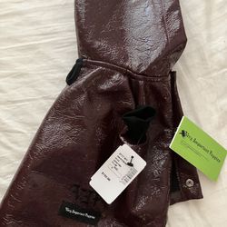 Authentic VIP (Very Important Pupplies) Plum Rain Coat for "Extra Small" Dog