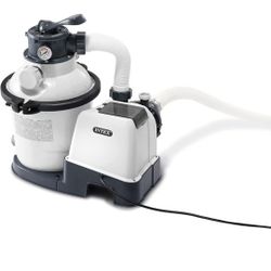 INTEX SX1500 Krystal Clear Sand Filter Pump for Above Ground Pools: 1500 GPH 