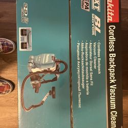 Makita Cordless Backpack Vacuum Cleaner