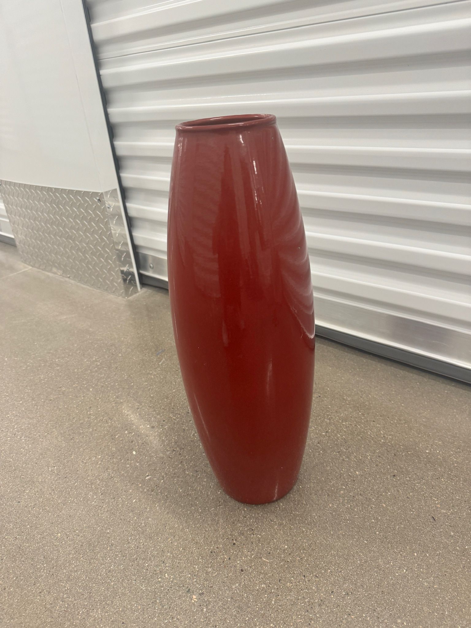 Pier 1 Red Vase