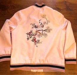 Inc. Faux leather bomber jacket XXL