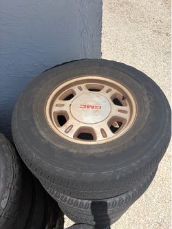 6 lug Gm wheels and tires