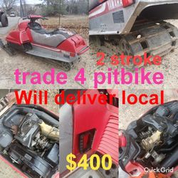 Two stroke Snow mobile