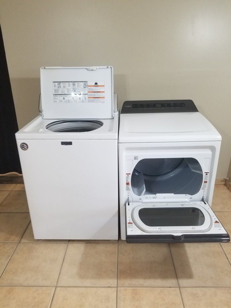 Maytag washer And Whirlpool Electric dryer Free Deliver And Instal 3 Month warranty