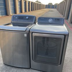 Very Nice Mix And Match LG Top Load Washer And Electric Samsung Dryer 