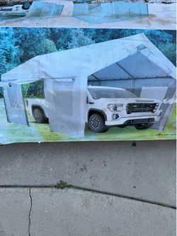 Steel Frame Canopy 10x20 ft