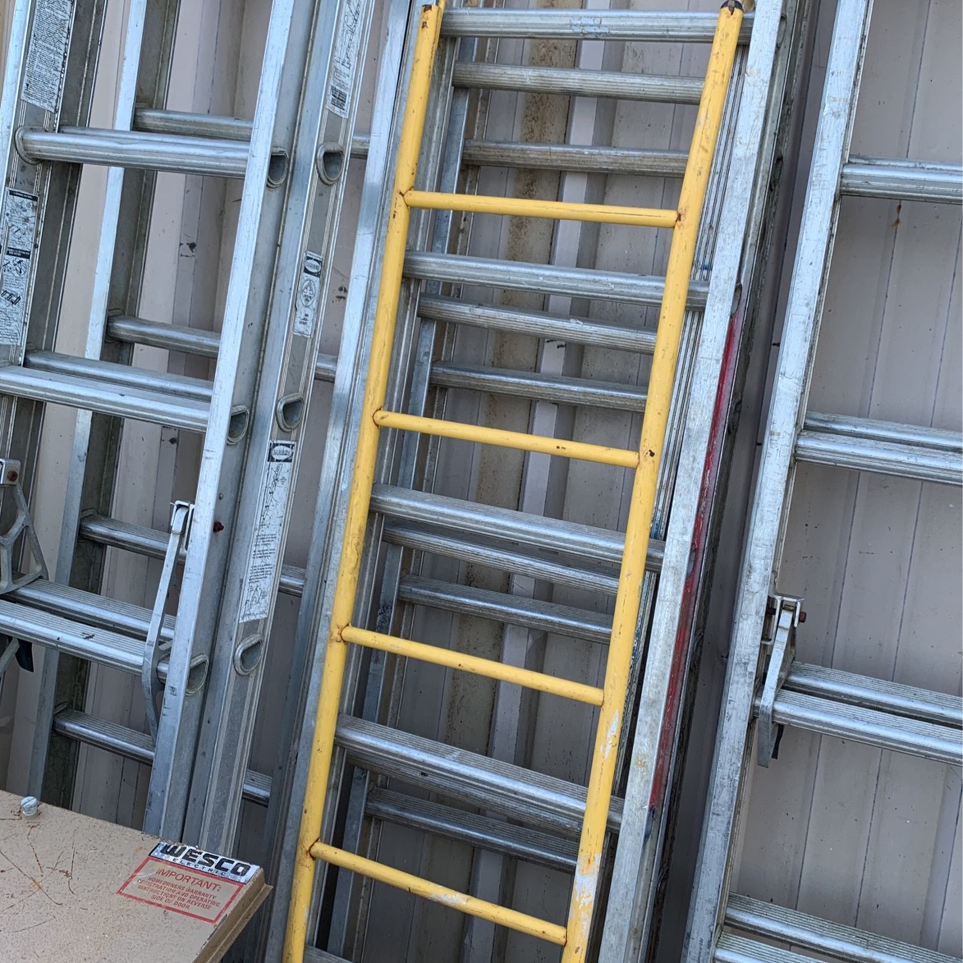 Yellow Pool Ladder 4’