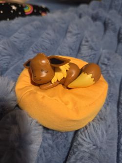 Sleeping Eevee Pokémon Figure with beanbag