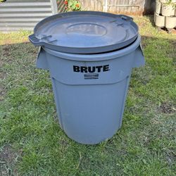 Brute 44 Gallon Trash Can With Lid 