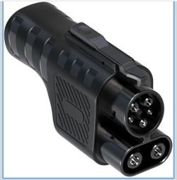 NACS to CCS1 Charger Adapter (Tesla Supercharger to CCS1), Up to 500A/1000V