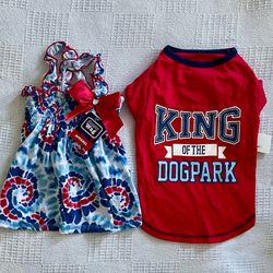 Patriotic Dog Clothes - M