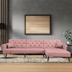 Adjustable Pink Sofa