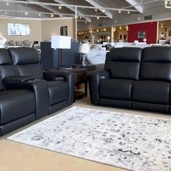 Electrical Reclinable Leather Or Fabric Sofa Set - Brown OR Black - SAME DAY DELIVERY - Living Room Furniture - NO CREDIT NEEDED - $0 Money Down 