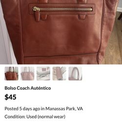 Bolso Coach Auténtico 