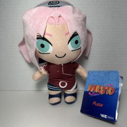 Naruto Sakura Haruno Anime Plush Doll 7” NWT