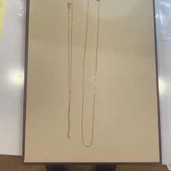 10 K Rose Gold Box Chain 18 inches $99 20 inches $120