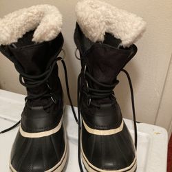 SOREL Natural Rubber Boots Size 8 