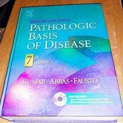Robbins And Cotran Pathologic Basis Of Disease Hardcover Book By KUMAR ABBAS FAUSTO 7th Ed 2005