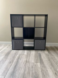 9-Cube Storage Organizer with Fabric Bins