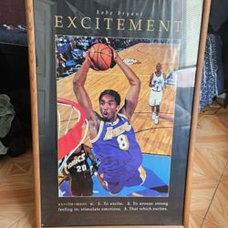1998 Kobe Bryant Excitement Poster (Very Rare)