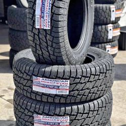 Vendo set de llantas nuevas AT265/65R17 marca American con 50,000 mil millas de garantía
