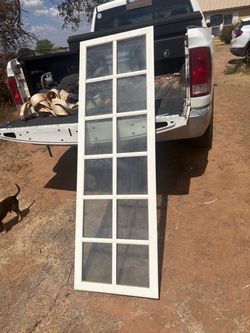 10-lite wood window/door panel