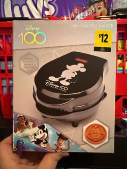 NEW Disney 100 Collectible Mickey Waffle Maker